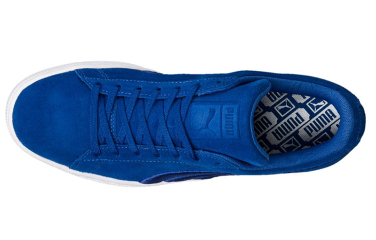 Shop Puma Suede Classic Badge 'Biru Tua' 362594-03