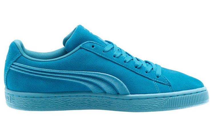 Order Puma 麂皮經典徽章 耐磨防滑休閒板鞋 碧藍