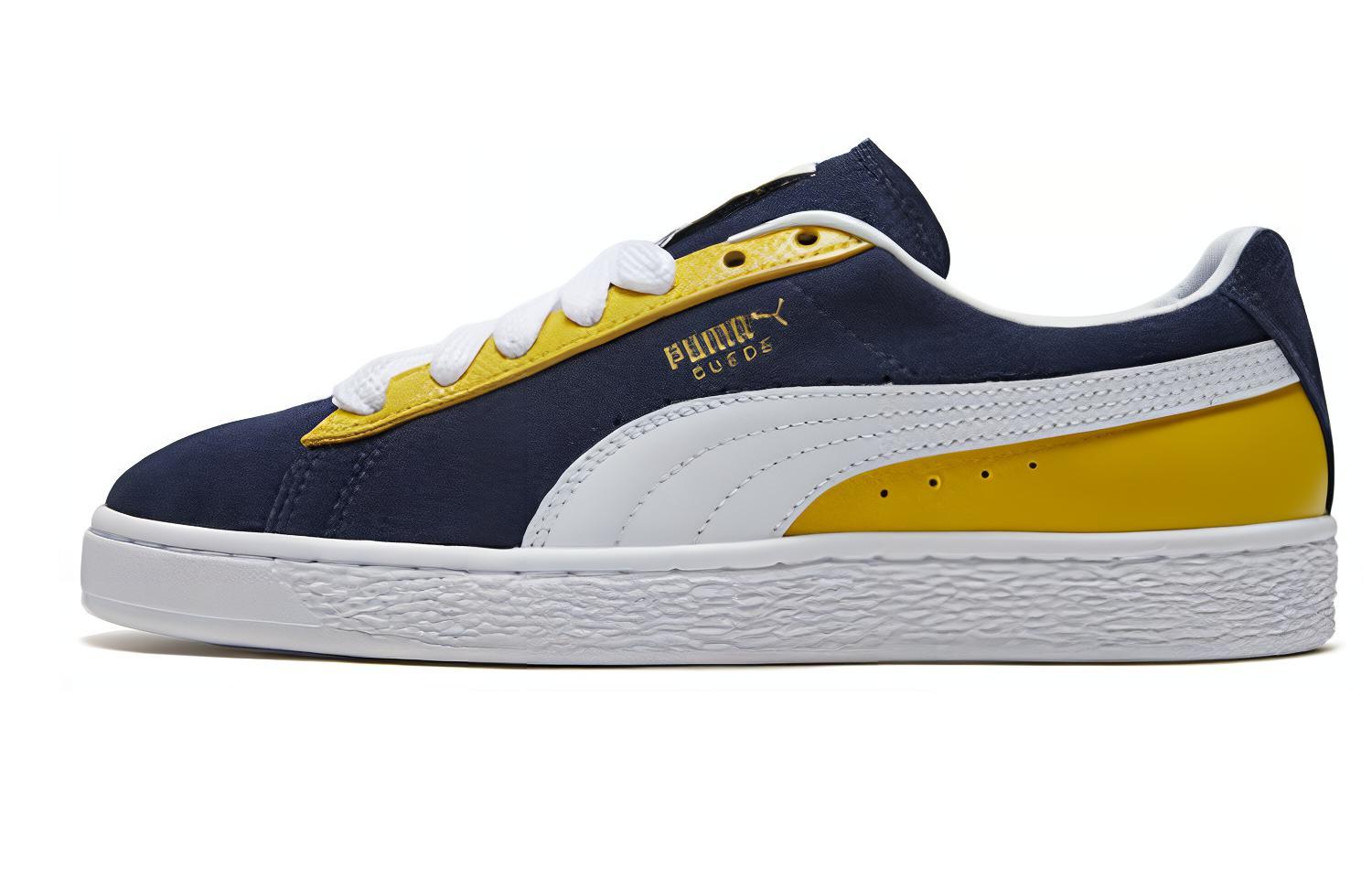 Puma SUEDE Classic Block 'Blue Yellow' 369873-02