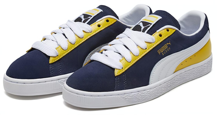Puma SUEDE Classic Block 'Blue Yellow' 369873-02 Lookbook Puma SUEDE Classic Block 'Blue Yellow' 369873-02