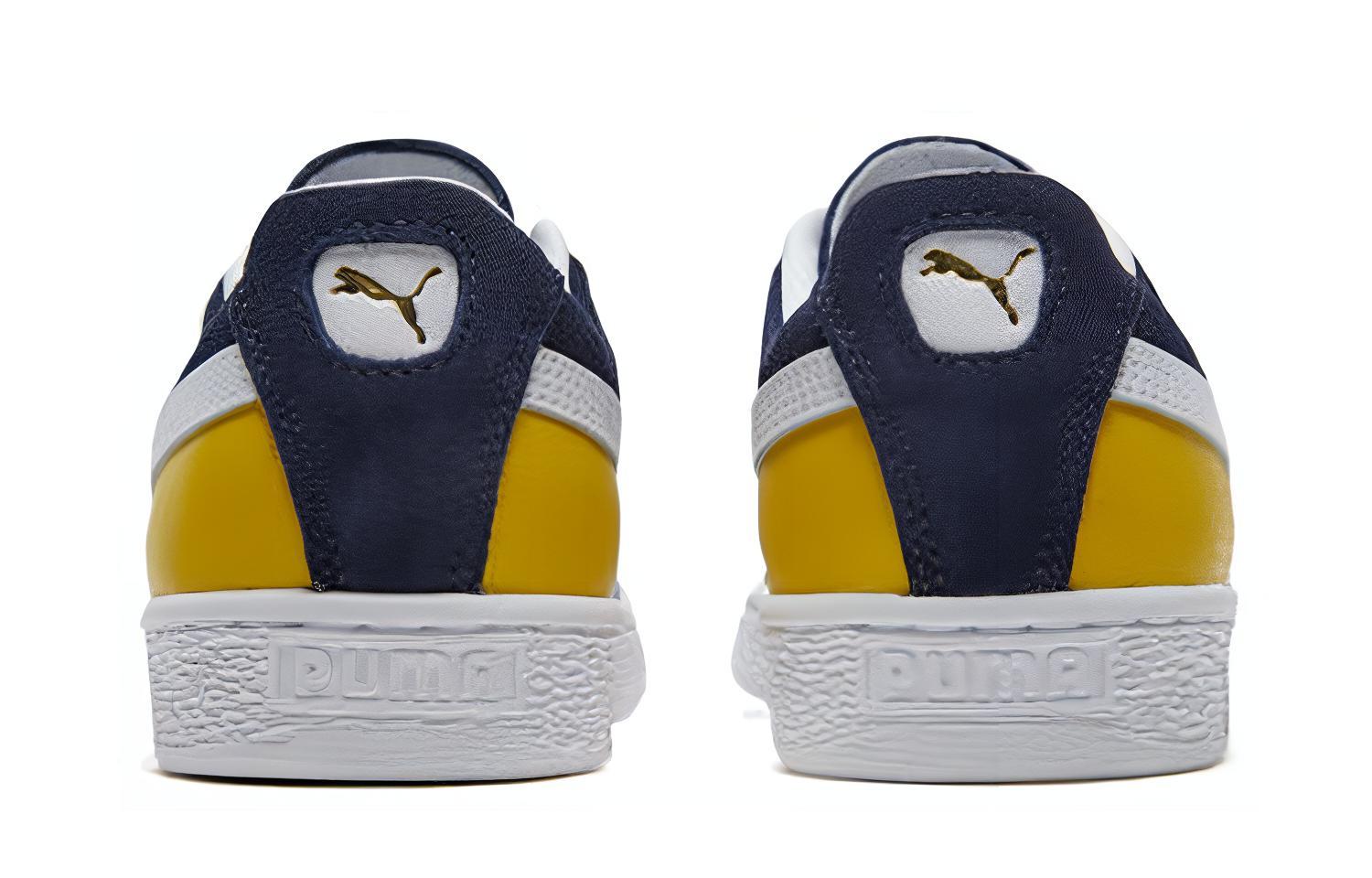 Shop Puma SUEDE Clásico Block 'Azul Amarillo' 369873-02
