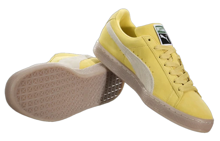 Shop プーマ スウェード クラシック "サンシャイン" (Coastalは意訳で色合いで表現されると想定) 358119-01