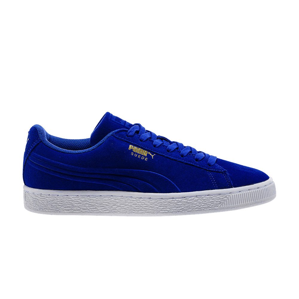 Buy Puma Suede Classic Debossed 'Blue' 361097-01