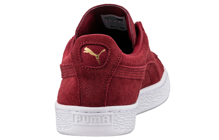 Lookbook 彪马绒面革经典款深红色 356568-81