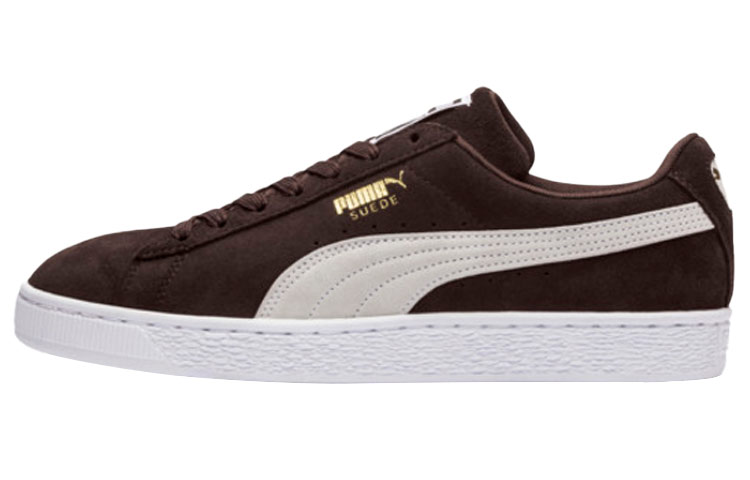 Buy Puma 絨面經典款 褐白色 低筒休閒鞋