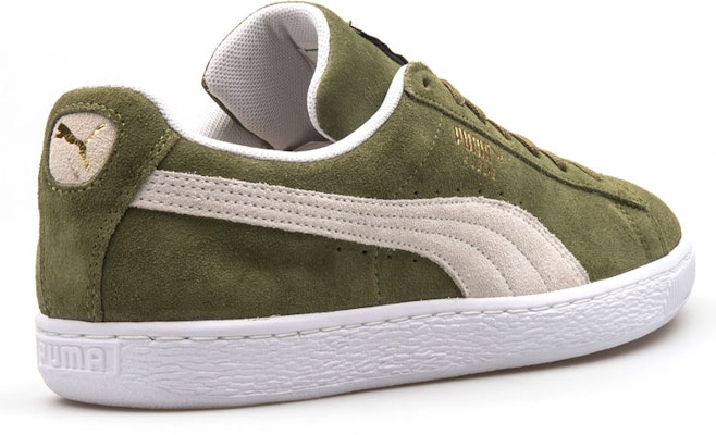 Puma Suede Classic Low Top Board Shoes Green 365347-14 Shop Puma Suede Classic Low Top Board Shoes Green 365347-14