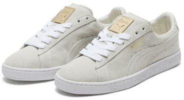 彪马 Suede 经典金属徽章 '白色金队金' 370081-02 Lookbook 彪马 Suede 经典金属徽章 '白色金队金' 370081-02