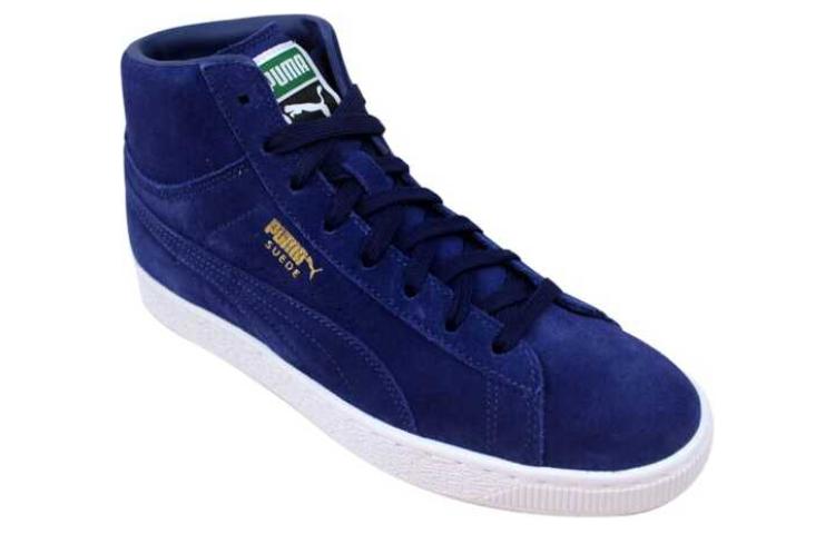 Lookbook Puma 麂皮经典中筒 '深蓝色' 363866-03