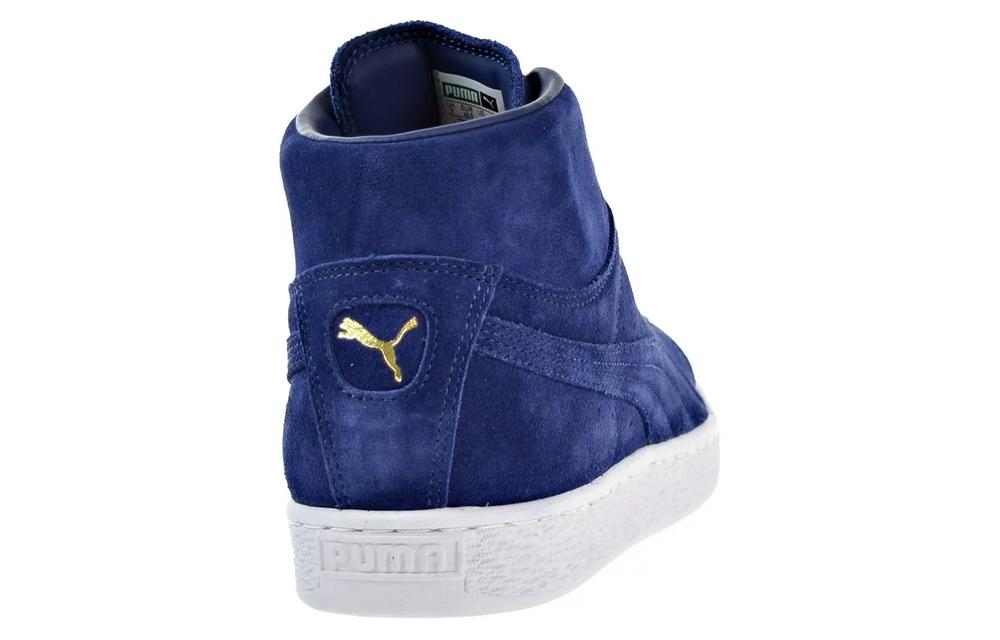 Shop Puma 麂皮经典中筒 '深蓝色' 363866-03