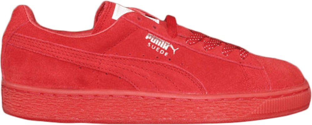 Puma suede classic mono iced deals red