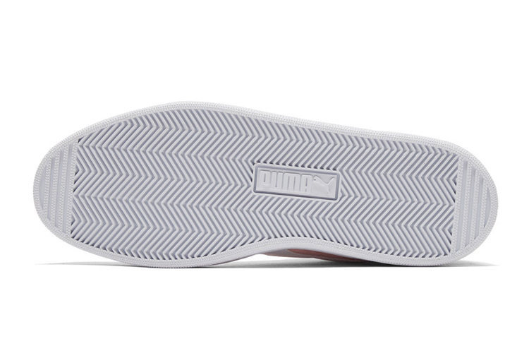 Puma Suede Classic Neutral High Top Skateboard Shoes 'Pink White' 圖 5