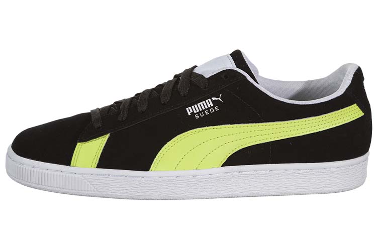 Buy 彪马麂皮经典复古2代 "黑色柠檬黄" 371550-01