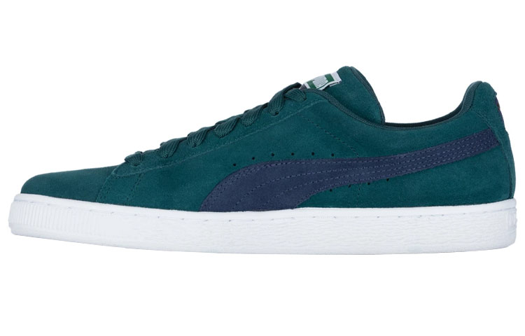 Buy Puma 麂皮經典 綠藍 低筒休閒鞋