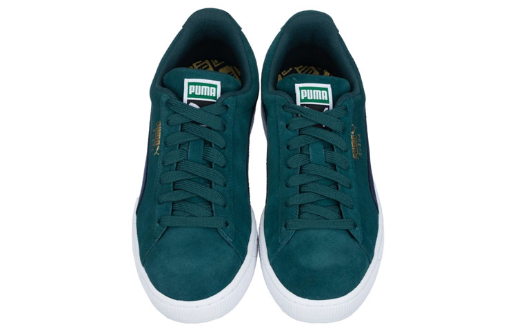 Lookbook Puma 麂皮經典 綠藍 低筒休閒鞋