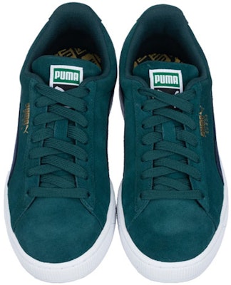 Puma 麂皮經典 綠藍 低筒休閒鞋 Lookbook Puma 麂皮經典 綠藍 低筒休閒鞋