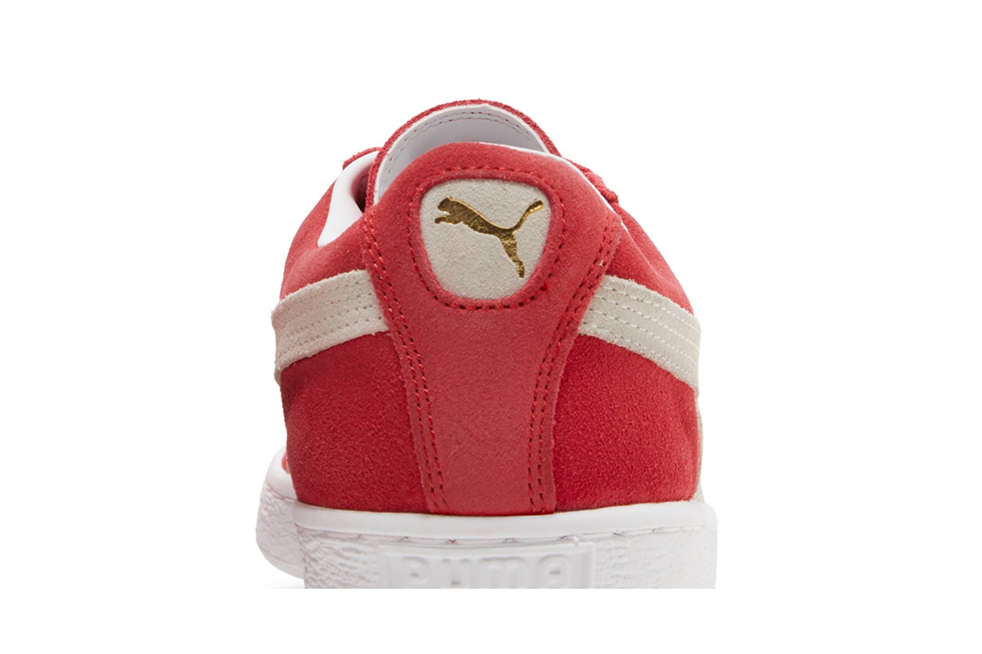 Puma suede classic team regal red white top