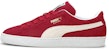 Puma Suede Classic XXI Kasut Skate Retro Santai Unisex Merah Wain Minimalis 385378-06