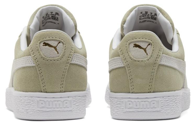 Shop PUMA 舒適百搭 防滑耐磨 低筒 板鞋 男女皆宜 卡其色