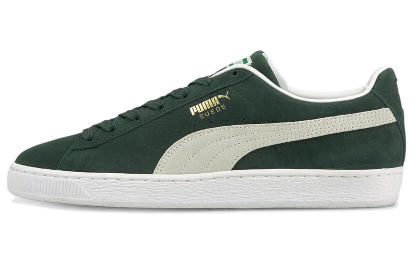 Buy プーマ スウェード クラシック XXI 緑/白 385378-16