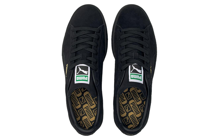 Puma Suede Classic Xxi Minimalistic Cozy Retro Casual Skateboarding Shoes Unisex Black 圖 3