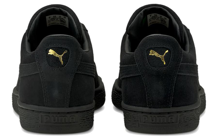 Puma Suede Classic Xxi Minimalistic Cozy Retro Casual Skateboarding Shoes Unisex Black 圖 4