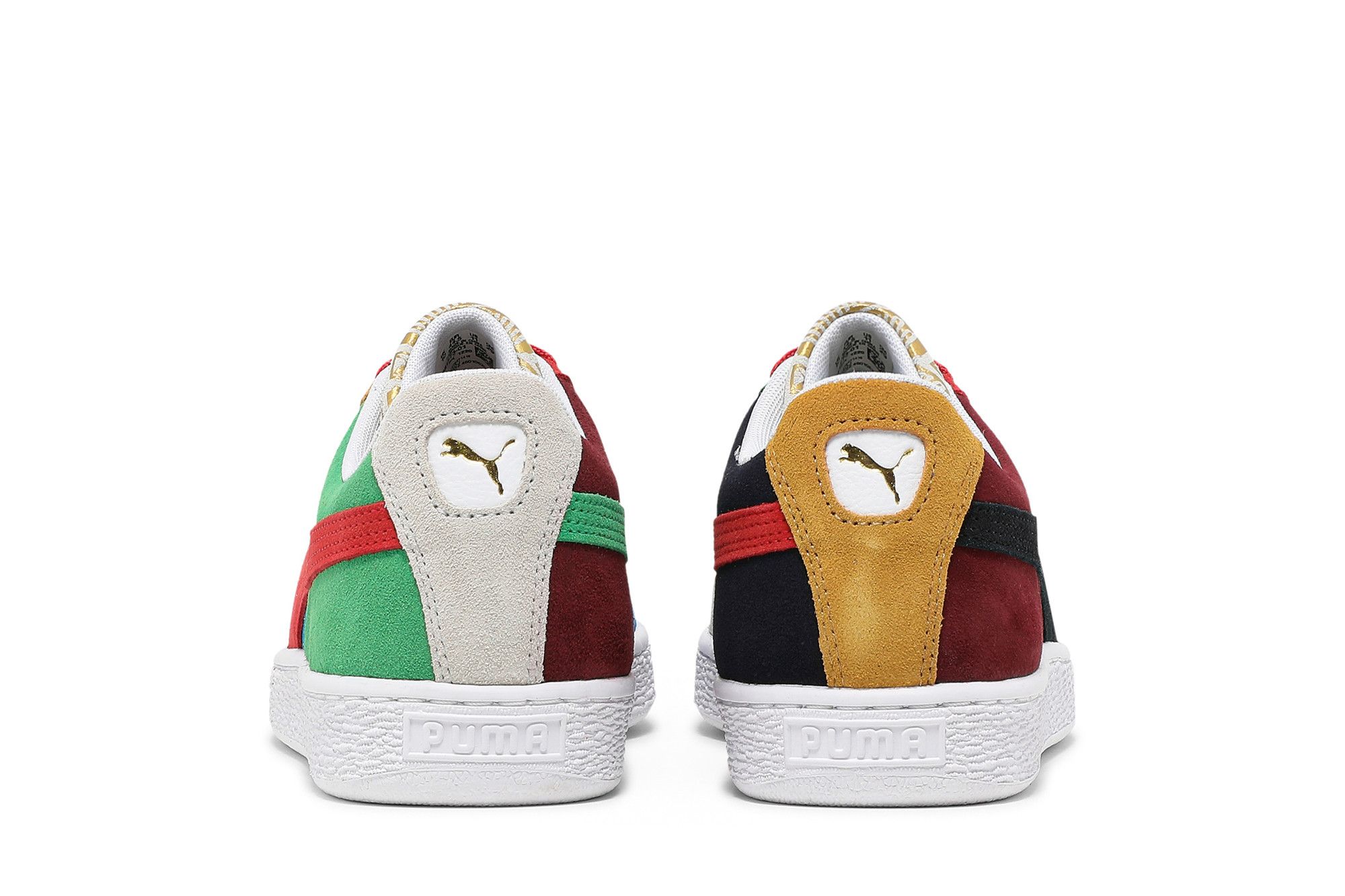 Details for Puma Suede Classix 'Black Multi' 381773-01