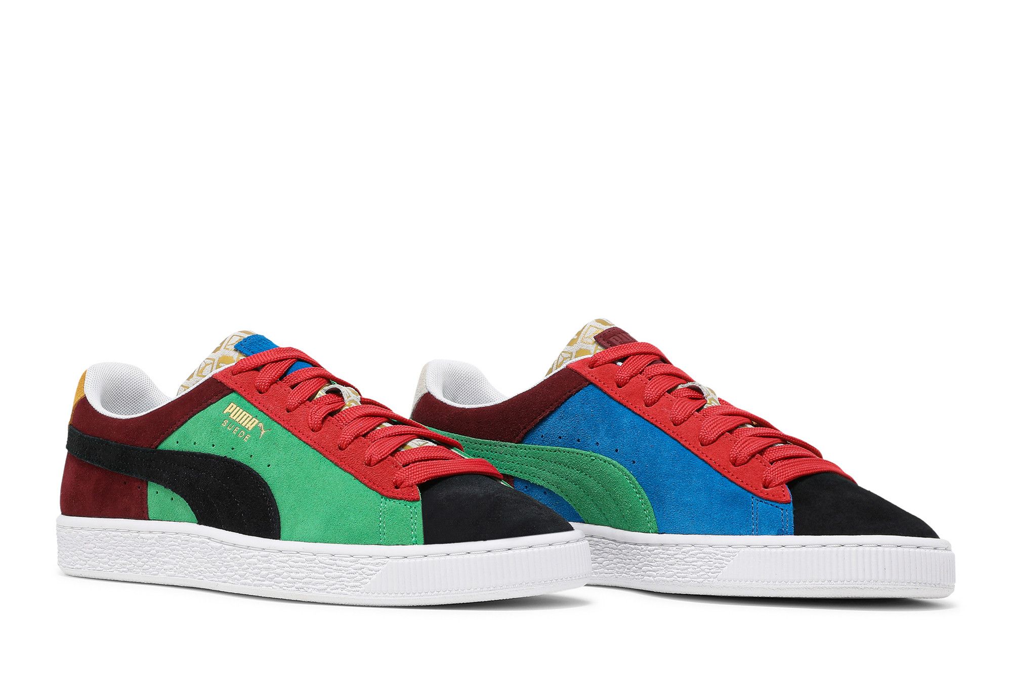 Cheap Puma Suede Classix 'Black Multi' 381773-01