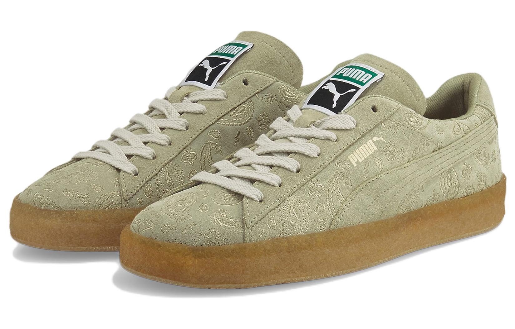 Puma Suede Crepe Embroidery 'Green Brown' 圖 3