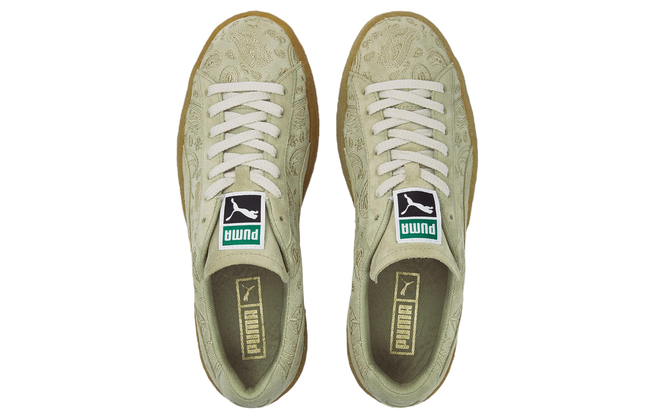 Puma Suede Crepe Embroidery 'Green Brown' 圖 4