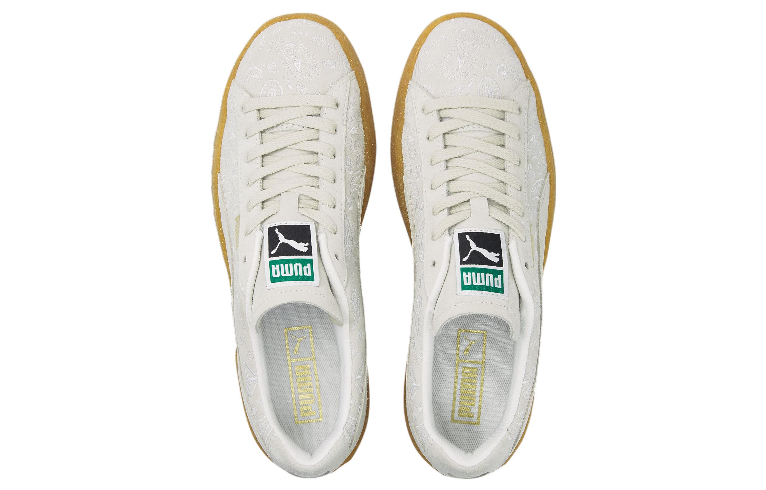 Shop 푸마 스웨이드 크레페 자수 '그레이 브라운' (Puma Suede Crepe Jasu 'Gray Brown') 383796-01