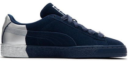 PUMA 絨面舞蹈團 順適百搭 耐磨透氣 低筒 板鞋 男女同款 深藍銀 Order PUMA 絨面舞蹈團 順適百搭 耐磨透氣 低筒 板鞋 男女同款 深藍銀