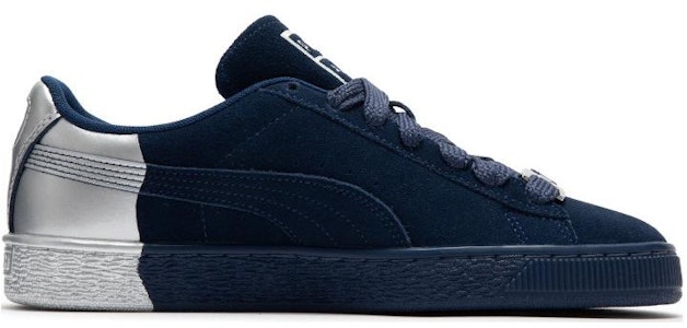 Puma Suede Dance Crew 'Navy Silver' Pria Wanita Sneakers 398306-02 Order Puma Suede Dance Crew 'Navy Silver' Pria Wanita Sneakers 398306-02