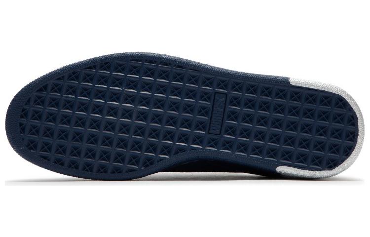 Shop プーマ スウェード ダンスクルー ネイビー/シルバー 398306-02