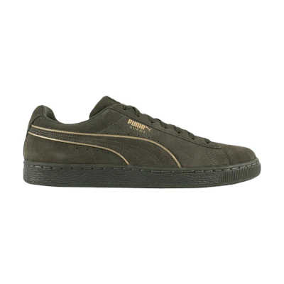 Puma Suede Foil FS 'Night Olive Gold'