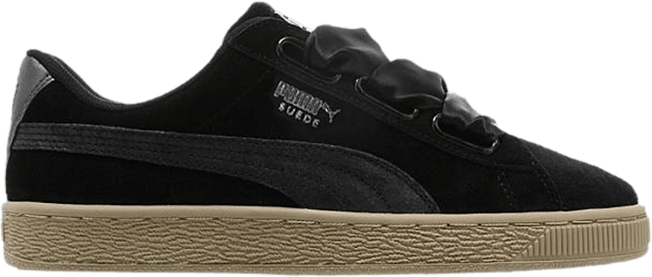Puma suede 2025 womens black