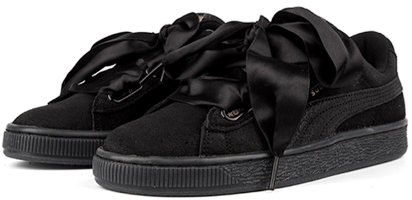 PUMA 麂皮心Artica 緞帶潮流低幫板鞋 男女同款 黑 Order PUMA 麂皮心Artica 緞帶潮流低幫板鞋 男女同款 黑