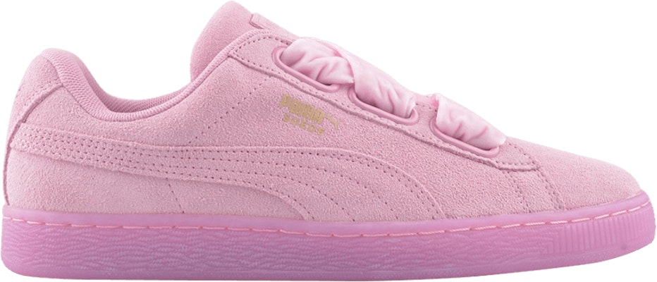 Puma suede heart reset lavender hotsell