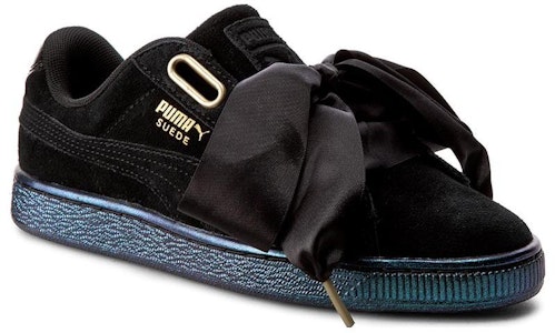 プーマ スウェード ハート サテン ブラック 362714-03 Lookbook プーマ スウェード ハート サテン ブラック 362714-03