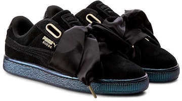 푸마 스웨이드 하트 새틴 블랙 (Puma Suede Heart Satin Black ) 362714-03 Shop 푸마 스웨이드 하트 새틴 블랙 (Puma Suede Heart Satin Black ) 362714-03