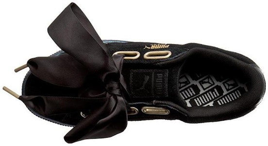 プーマ スウェード ハート サテン ブラック 362714-03 Purchase プーマ スウェード ハート サテン ブラック 362714-03