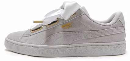 Puma Suede Heart Satin Low Tops Skateboarding Shoes Unisex Gray 362714-02 Puma Suede Heart Satin Low Tops Skateboarding Shoes Unisex Gray 362714-02