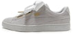 Puma Suede Heart Satin Kasut Low Tops Skateboard Unisex Kelabu 362714-02