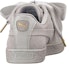 Lookbook Puma Suede Heart Satin Kasut Low Tops Skateboard Unisex Kelabu 362714-02