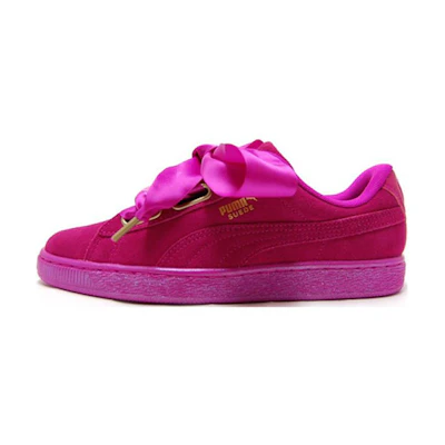 Puma Suede Heart Satin Pink