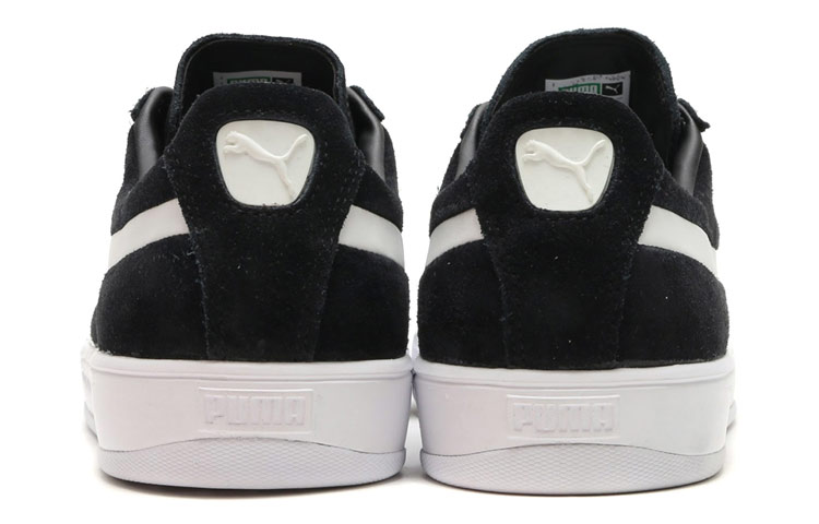 Shop Puma Suede Ignite 耐磨防滑休閒板鞋 黑白
