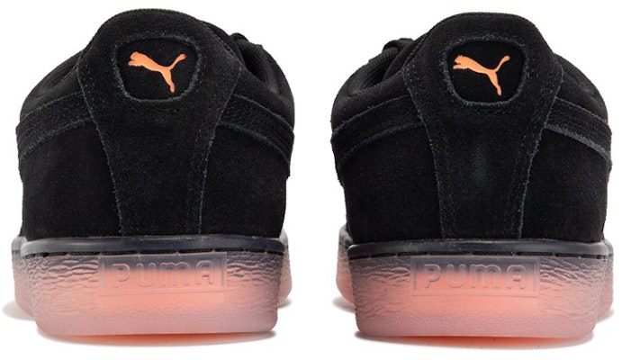 Puma suede classic black 2025 orange