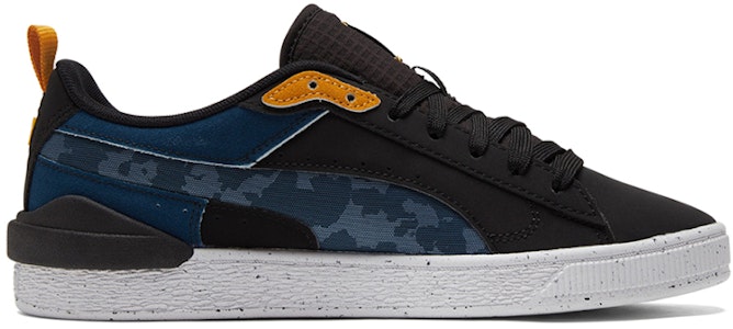 Puma Uniseks Suede Bloc Kasut Low-Top Biru/Hitam 381187-01 Order Puma Uniseks Suede Bloc Kasut Low-Top Biru/Hitam 381187-01