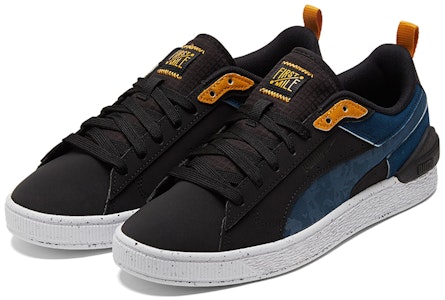 Puma Uniseks Suede Bloc Kasut Low-Top Biru/Hitam 381187-01 Lookbook Puma Uniseks Suede Bloc Kasut Low-Top Biru/Hitam 381187-01