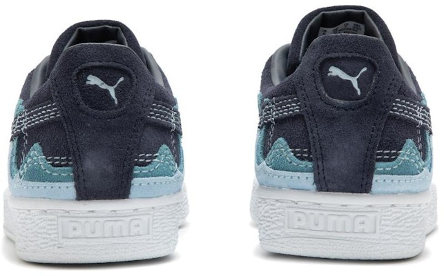 PUMA Suede 舒適百搭 減震耐磨 低筒 帆布鞋 男女同款 海軍藍 Shop PUMA Suede 舒適百搭 減震耐磨 低筒 帆布鞋 男女同款 海軍藍