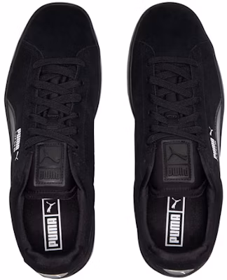 PUMA Suede 防滑輕便 低幫 板鞋 男款 純黑 Lookbook PUMA Suede 防滑輕便 低幫 板鞋 男款 純黑
